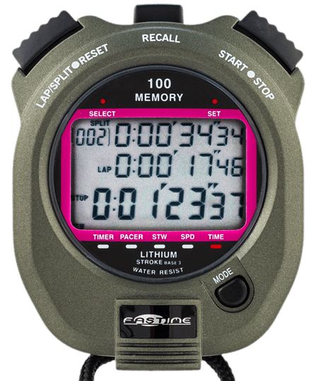 Pace Mode with 3-Row Extra Large Screen Water Resistant Includes Battery Lanyard for P.E Coach and Sport Event … FCXJTU Stopwatch 10/100 Lap Split Memory Digital Stopwatch Timer Calendar Alarm 
