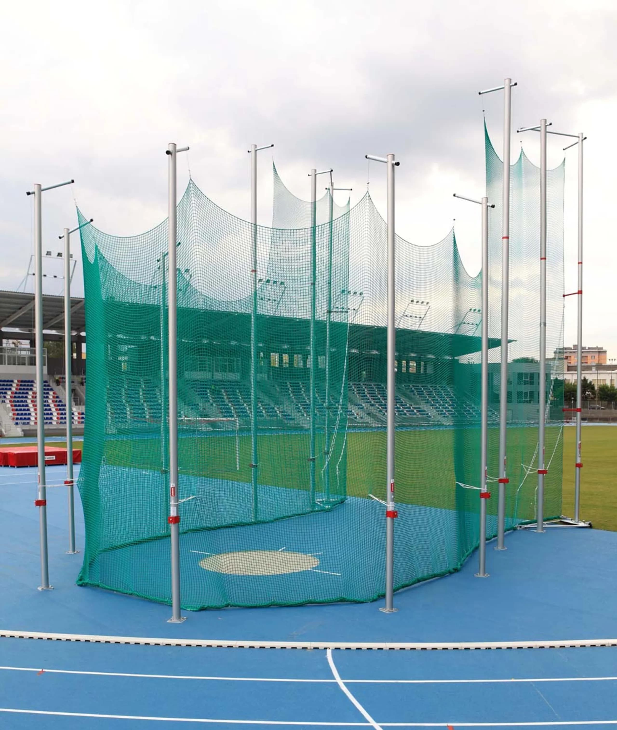 IAAF Certified Polanik Aluminium Discus/Hammer Cage