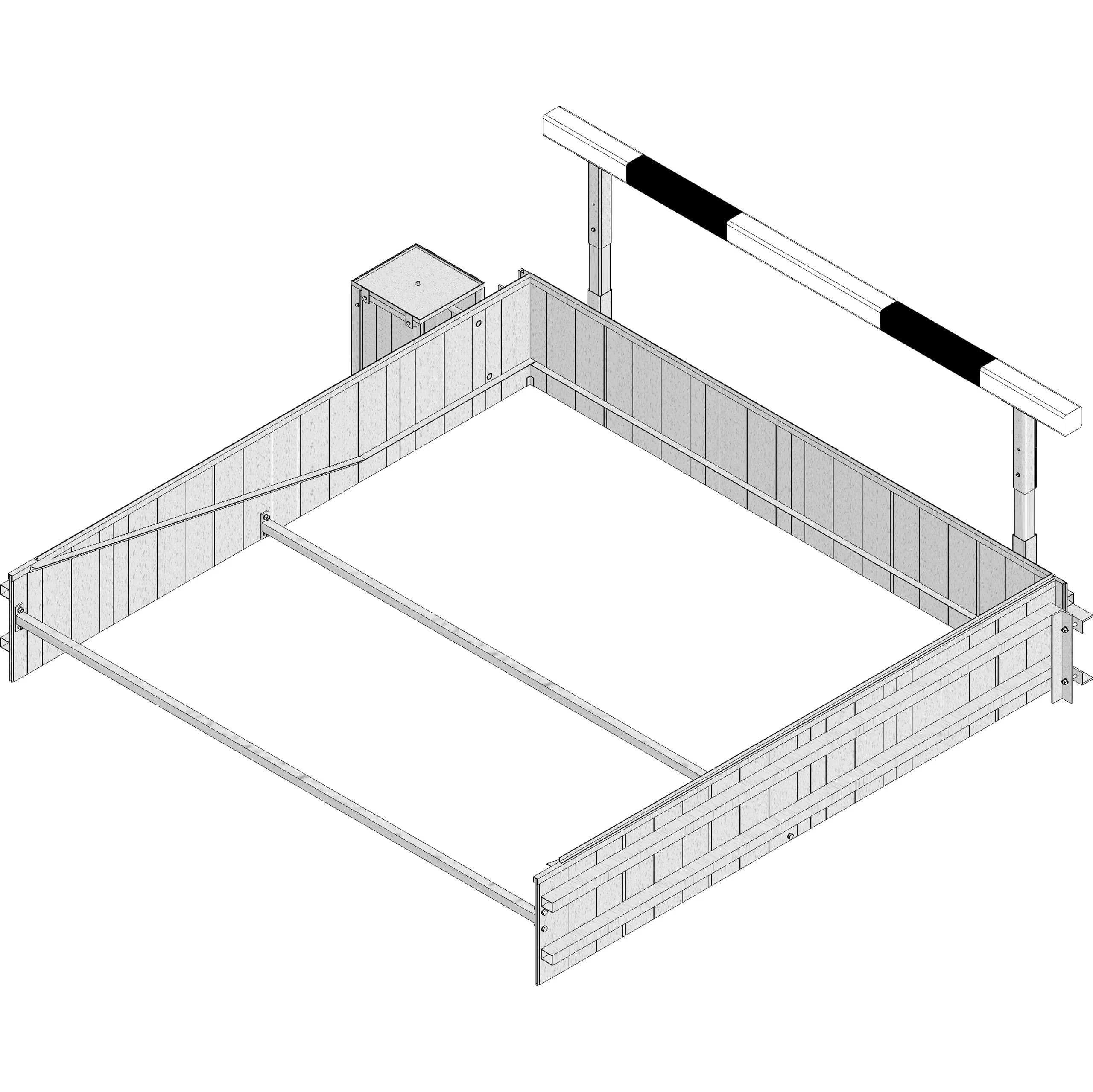 Aluminium Water Jump Kit with Hurdle