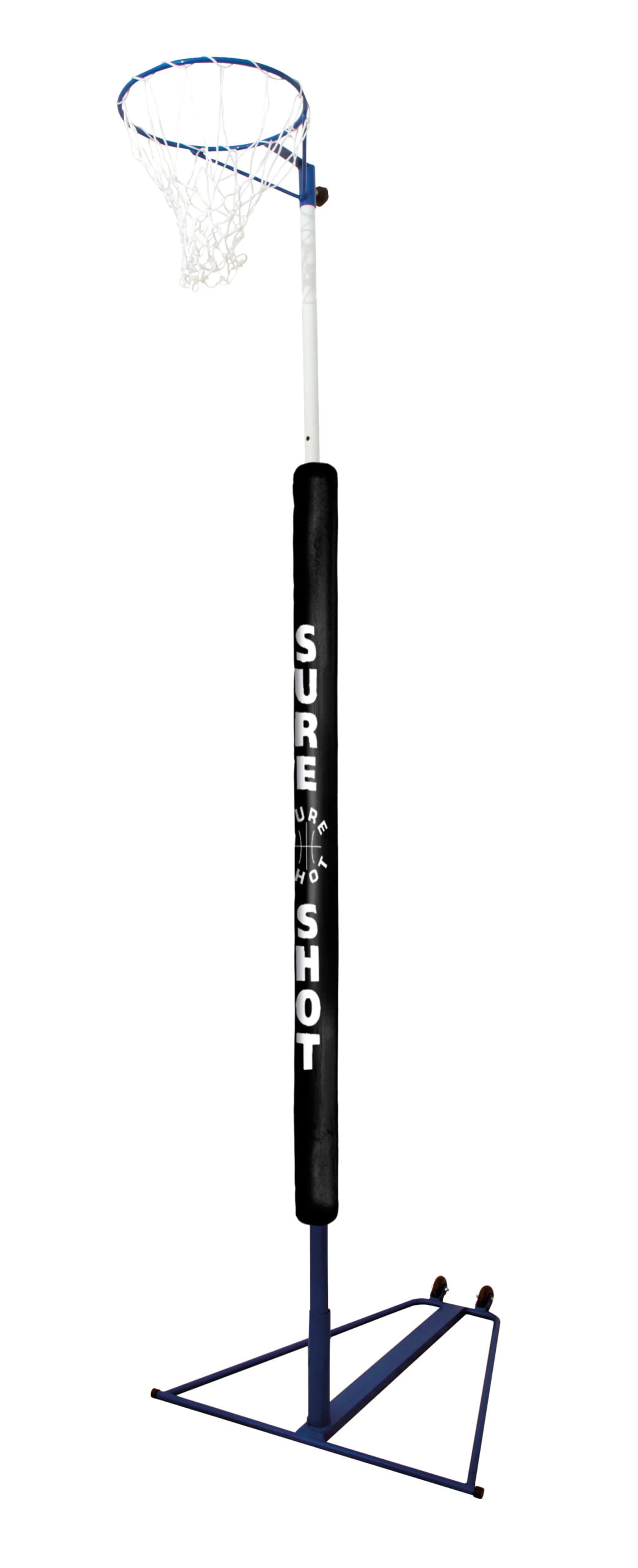 Sure Shot Telescopic Netball Unit with Pole Padding