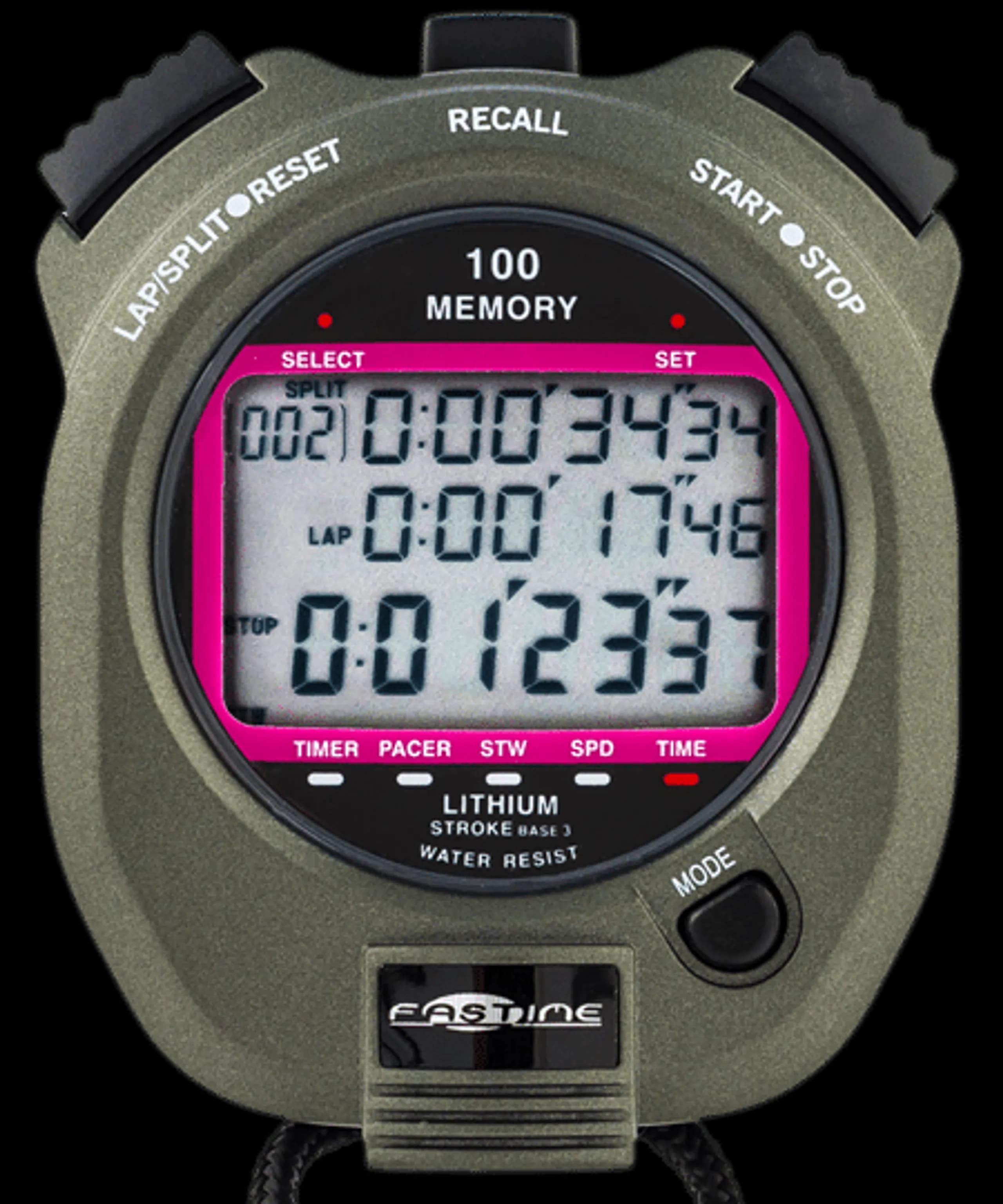 Fastime 7 - 100 Lap Memory Stopwatch