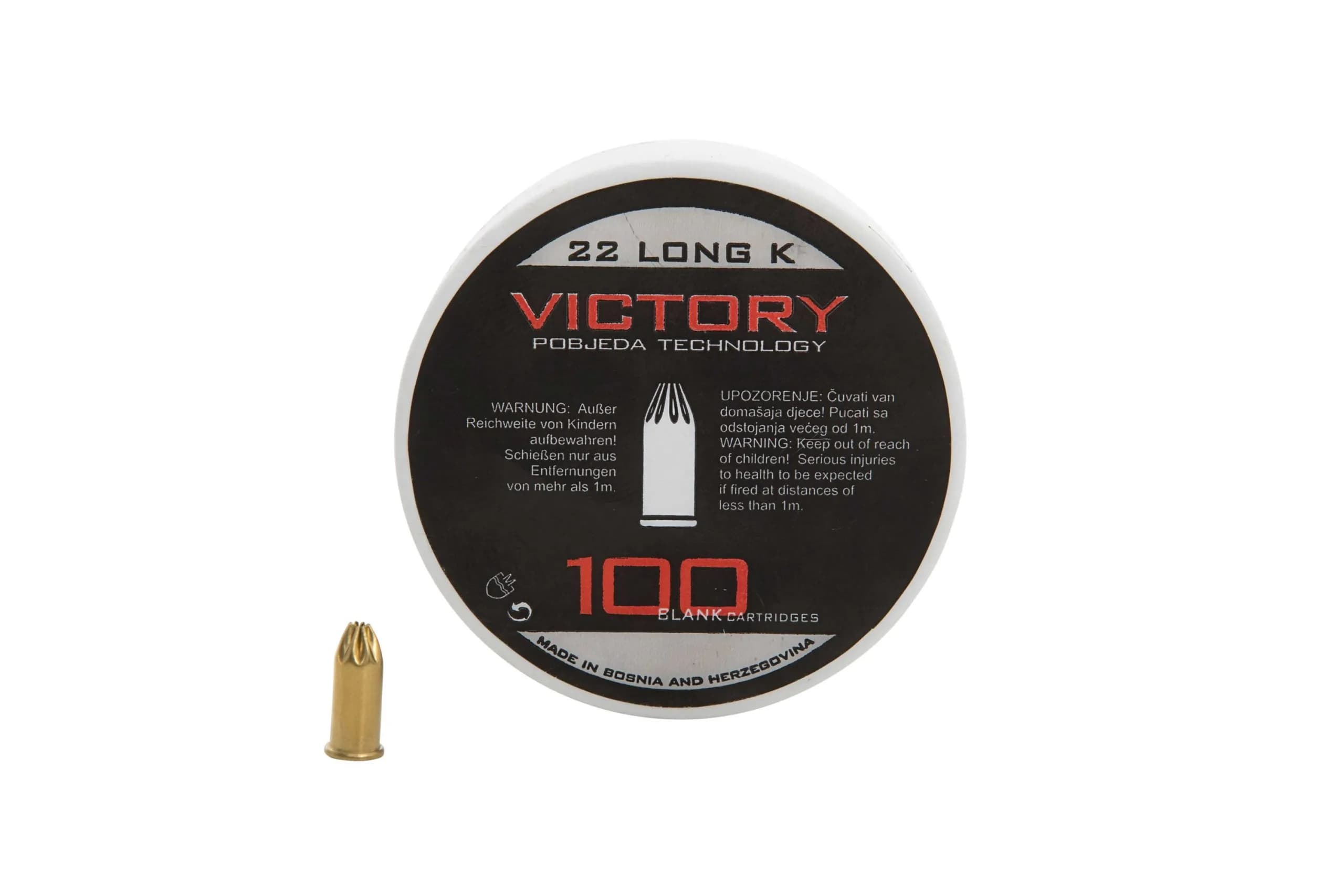 Pack of 100 .22 (6mm) Blanks