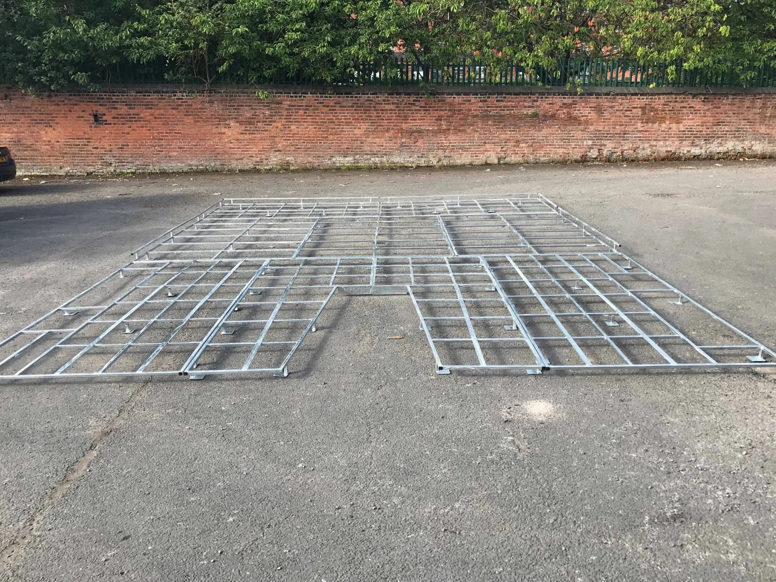 Galvanised Steel Platform for Pole Vault