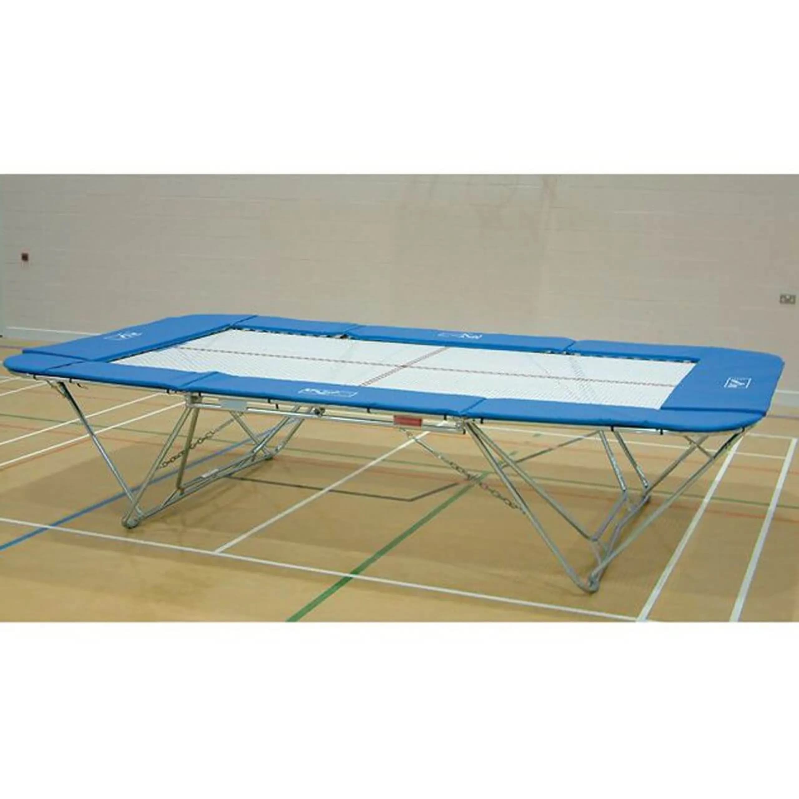 Club Trampoline - 6mm/13mm Web - Lift/Lower Roller Stands