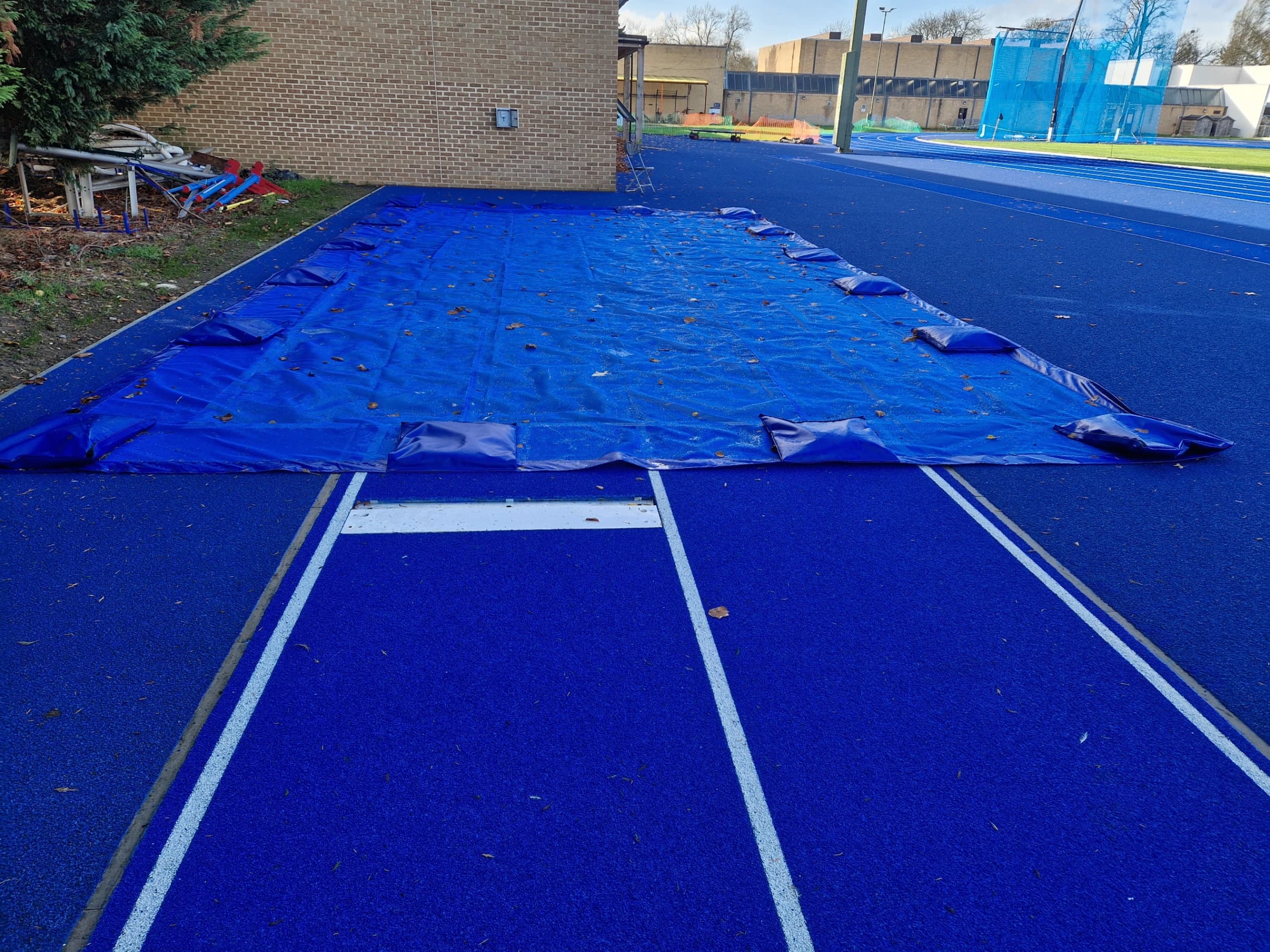 PVC & Mesh Sandpit Cover 9.3m x 3.3m